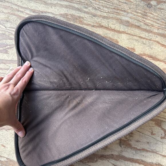 KOLPIN Soft Padded Canvas Revolver Pistol Handgun Gun Case 15x7” - Picture 3 of 9